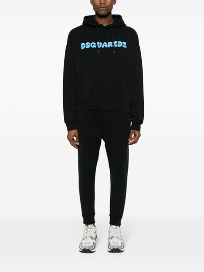 DSQUARED2 logo-print hoodie outlook