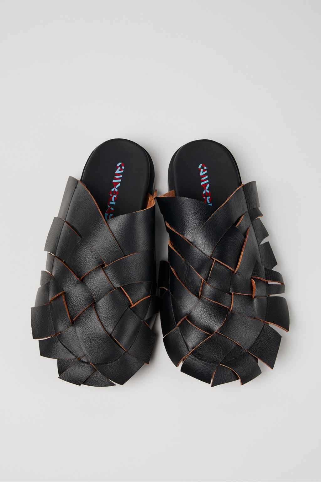 Black Leather Sandal - 4