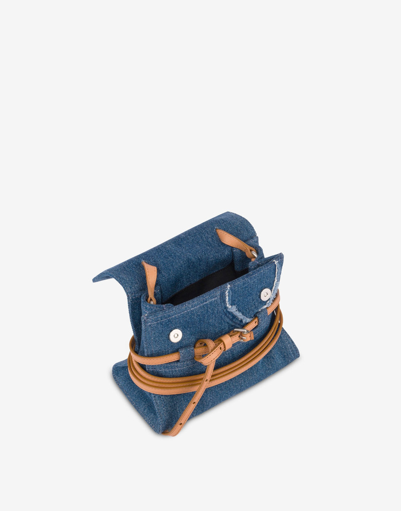 Moschino MOSCHINO TIE ME SMALL HAND BAG outlook