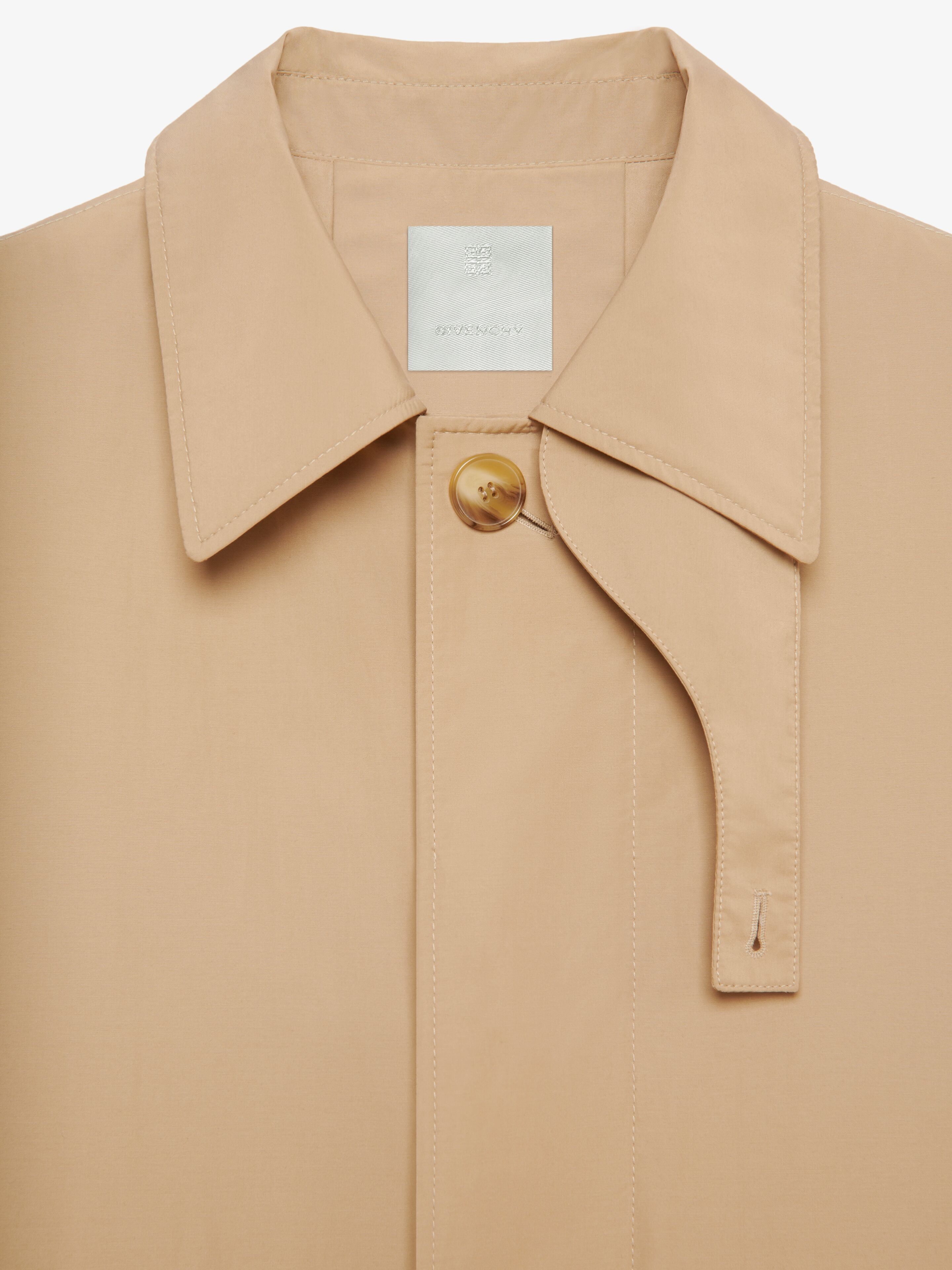 TRENCH COAT IN COTTON TAFFETA - 5