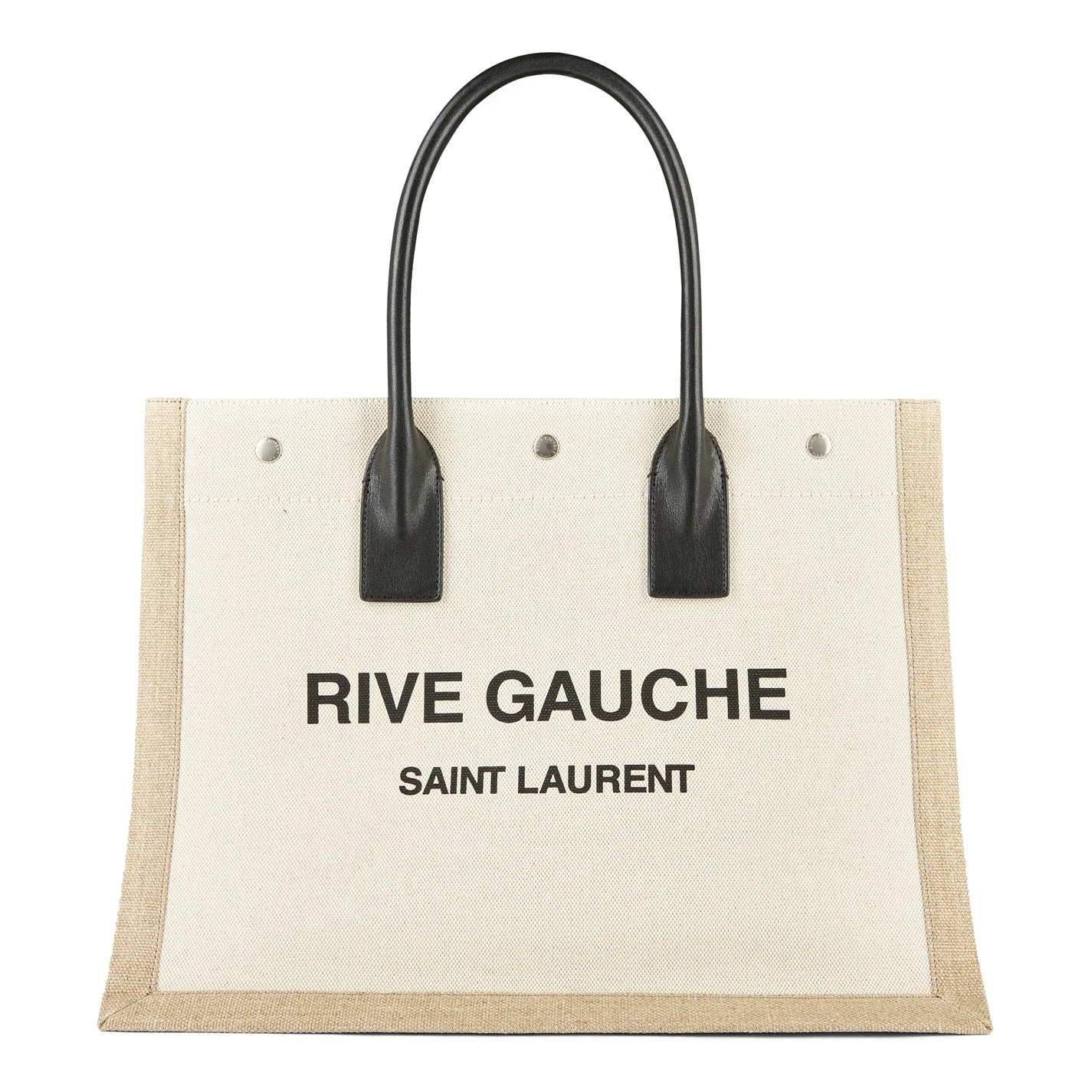 RIVE GAUCHE NORTH/SOUTH TOTE BAG IN SMOOTH LEATHER, Saint Laurent