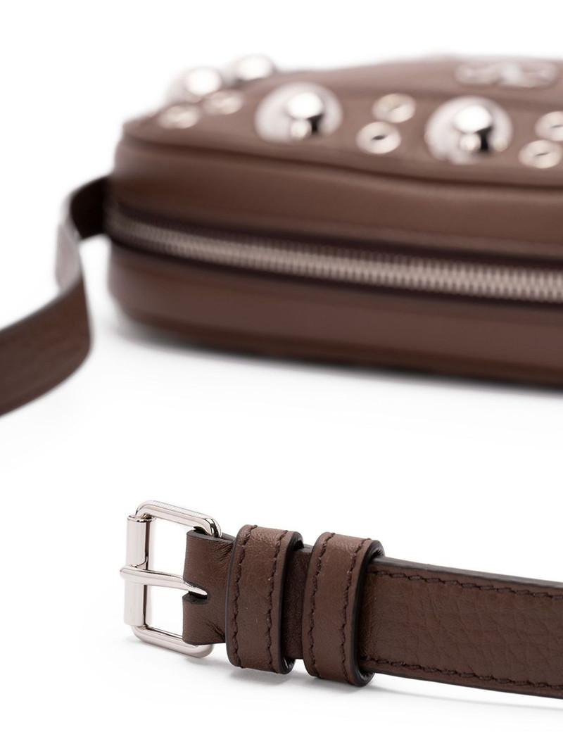 Nellcôte eyelet-embellished cross body bag 4
