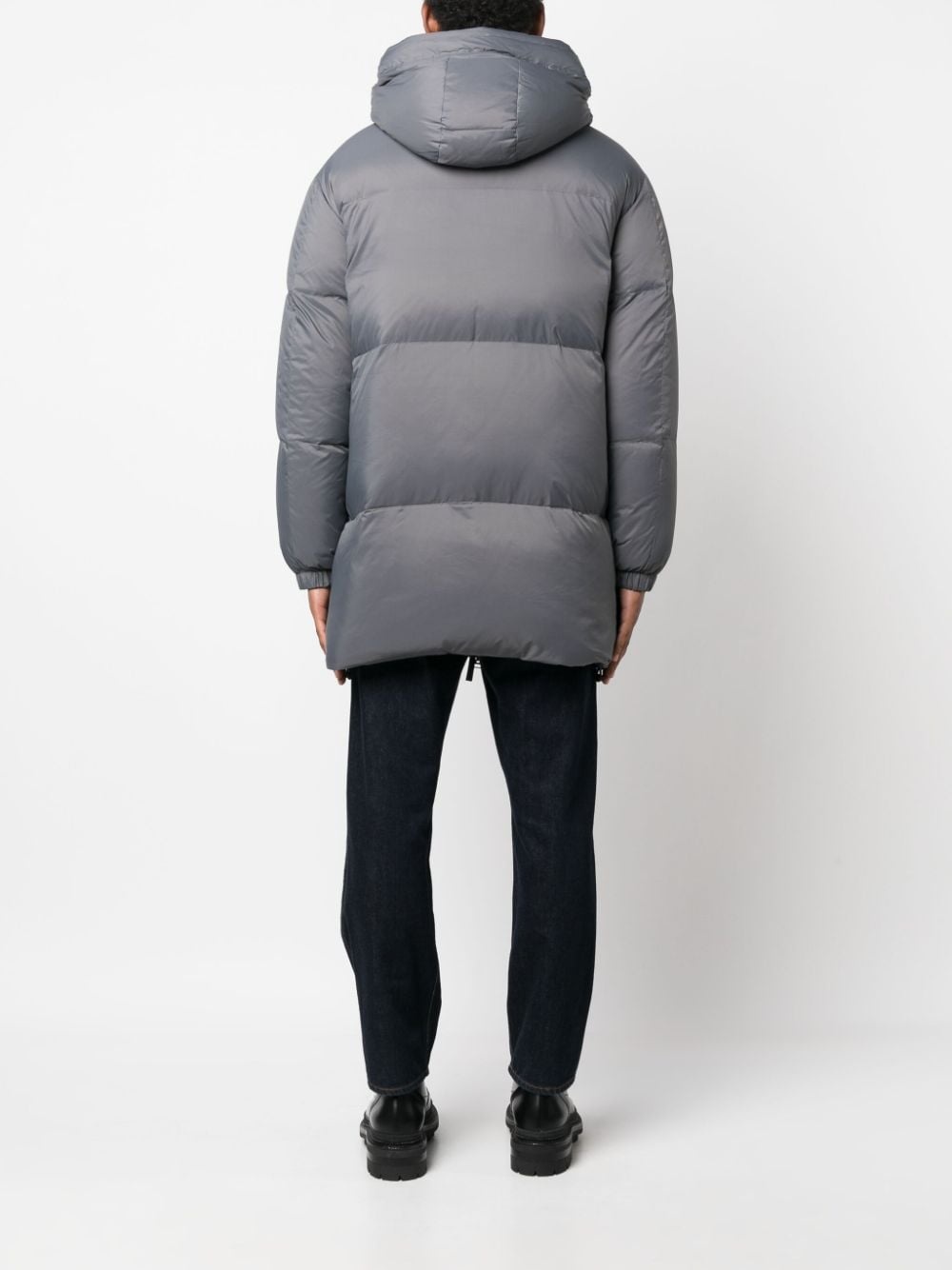 reversible padded down coat - 4