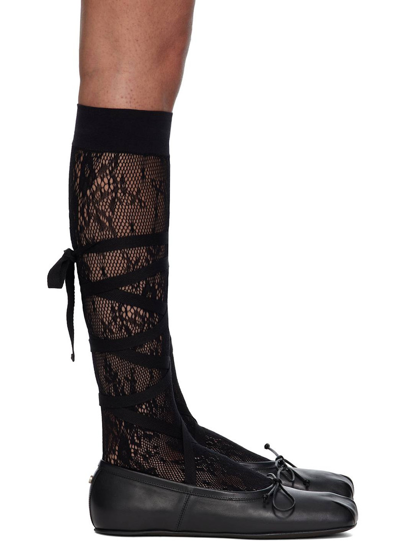 Black Una Ballerina Flats 1