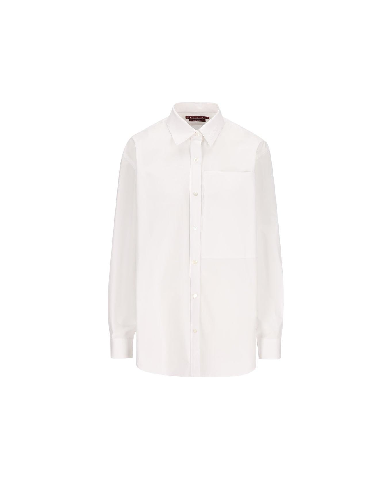 Collared Long-sleeve Shirt - 1