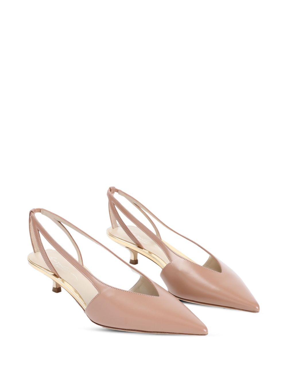 30mm leather pumps - 2