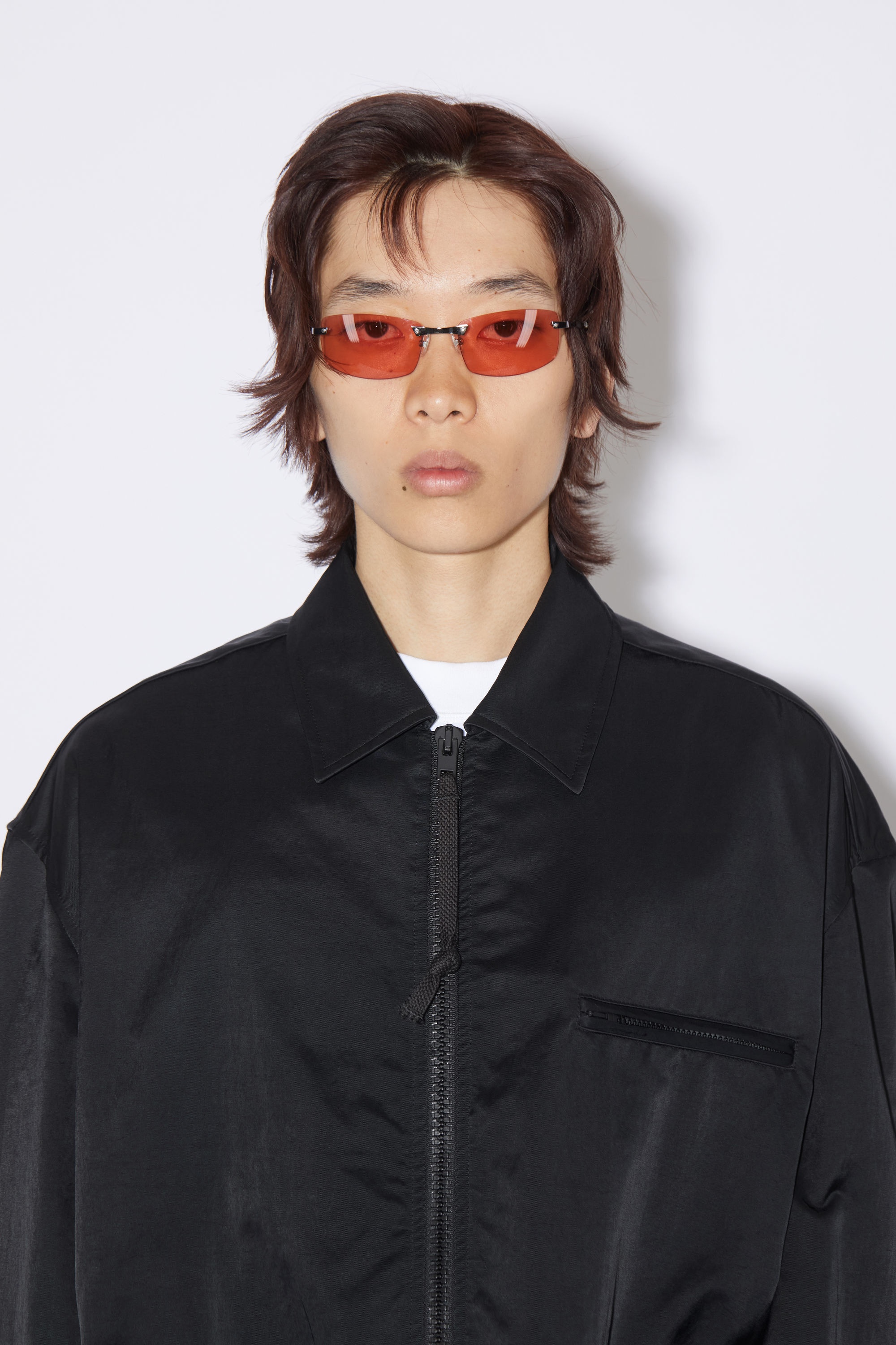 Satin jacket - Black - 6