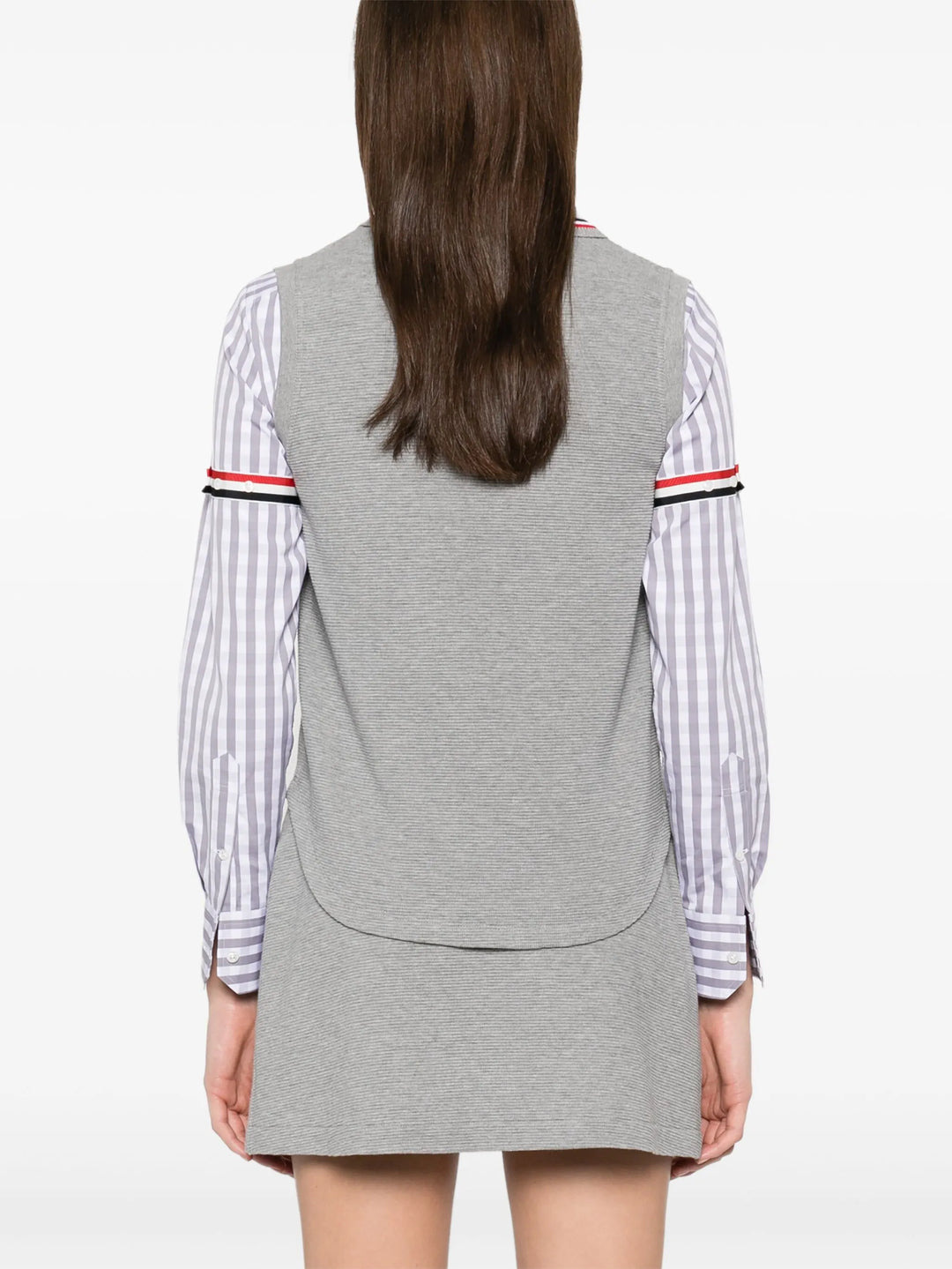 Cotton Waffle Sleeveless Button Shirt Women - 4