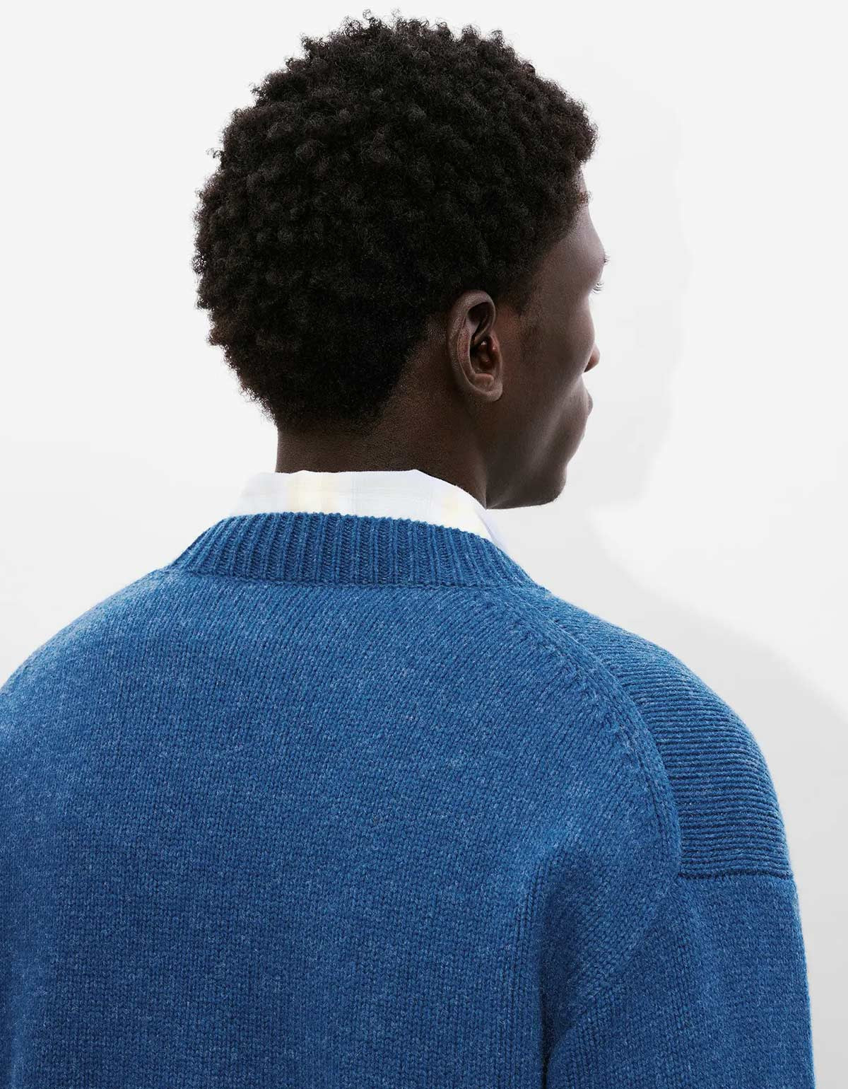 Kenzo Dragonfly Blue Embroidered Wool Jumper - 4
