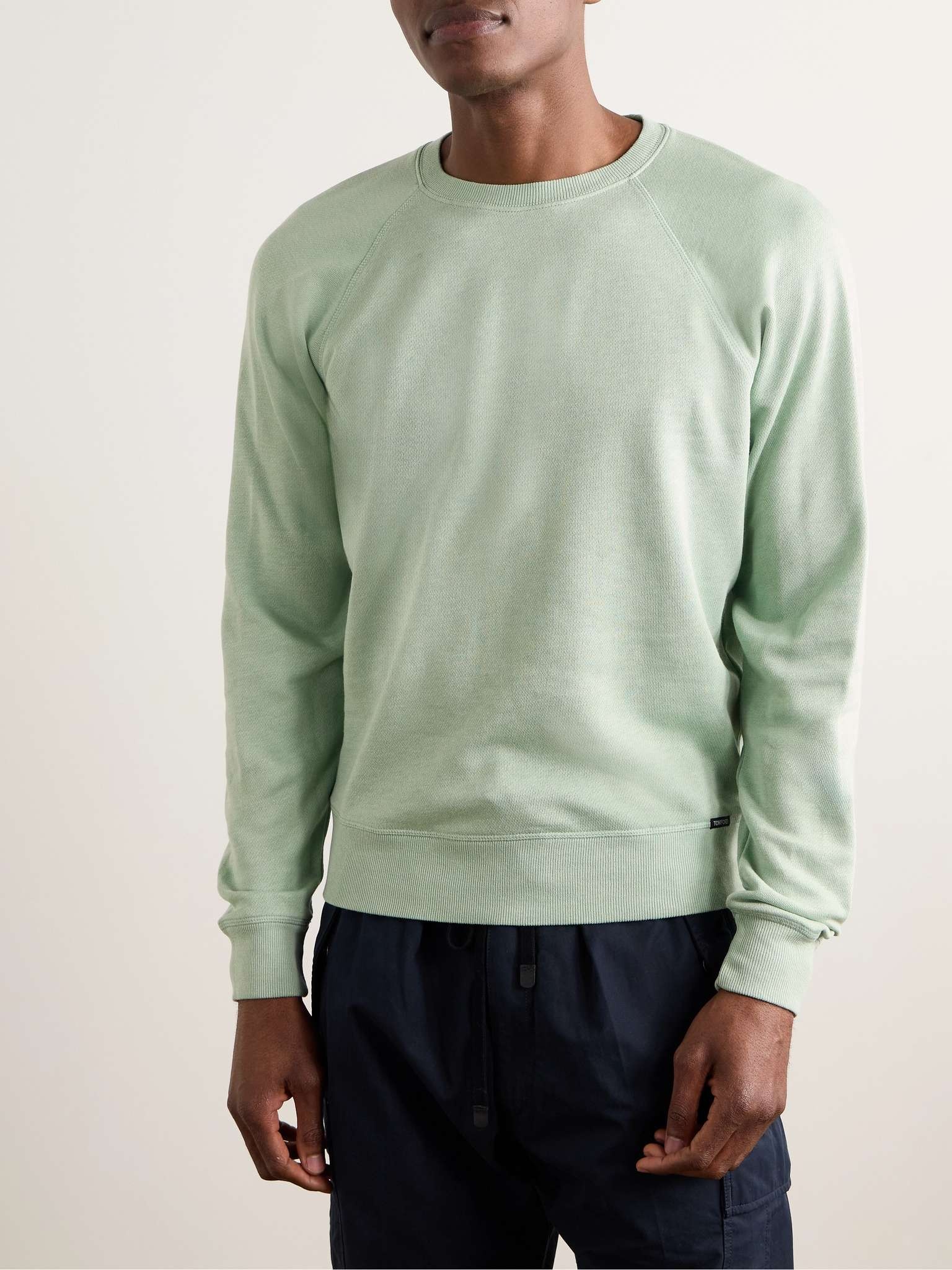 Cotton-Blend Jersey Sweatshirt - 2
