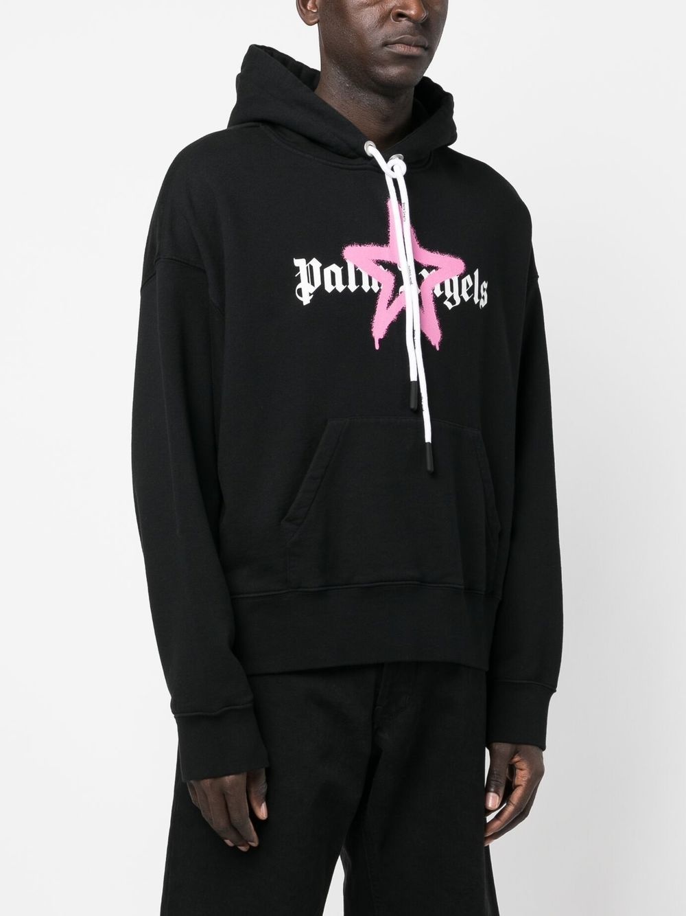 star sprayed-print sweatshirt - 3
