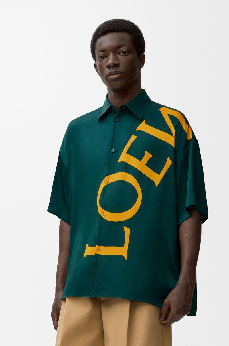 Short sleeve shirt in silk 3