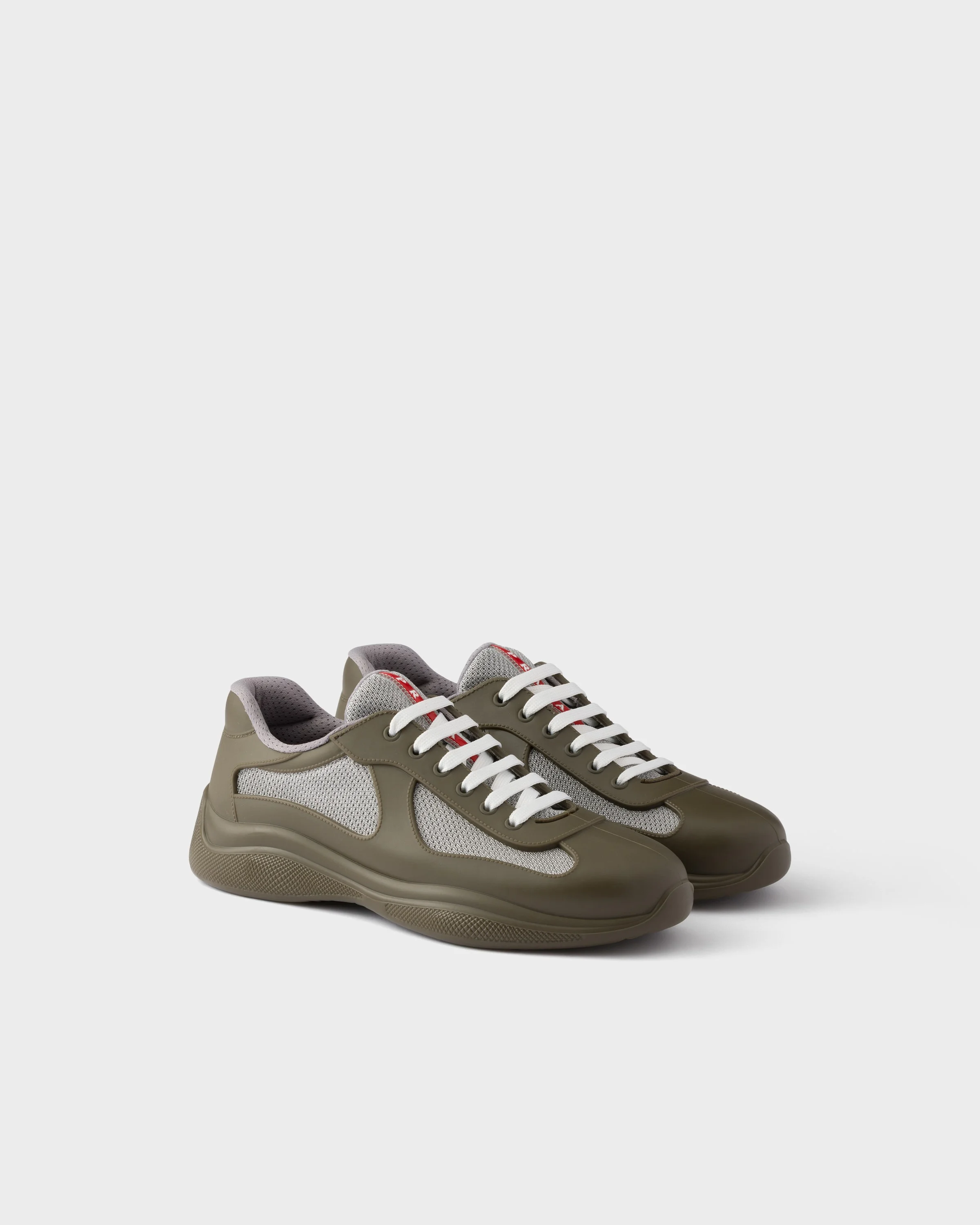Prada America's Cup Soft rubber and bike fabric sneakers - 1
