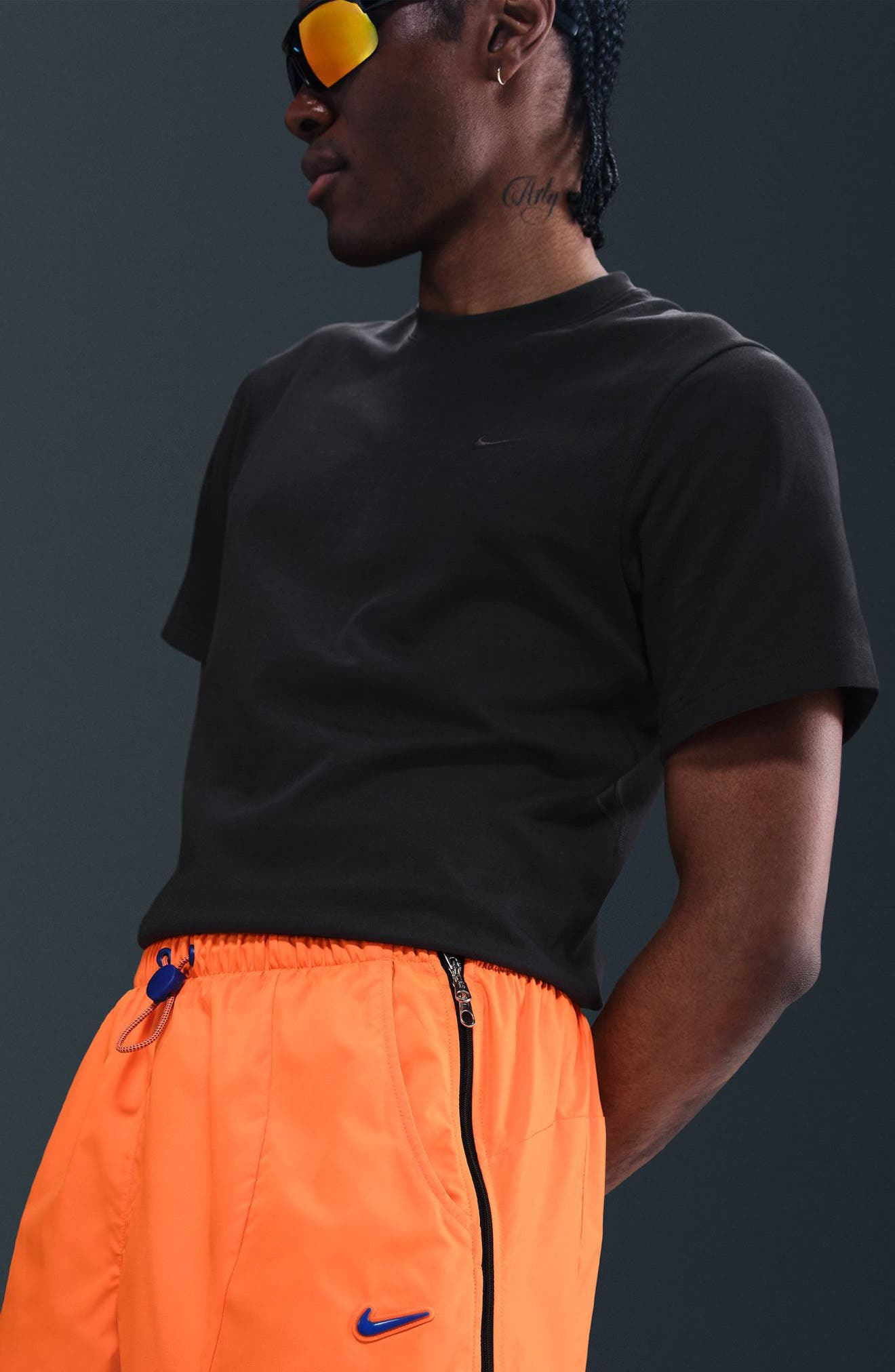 Nike Project F.R.O.G. Drawstring Shorts in Total Orange/Hyper Royal at Nordstrom - 8