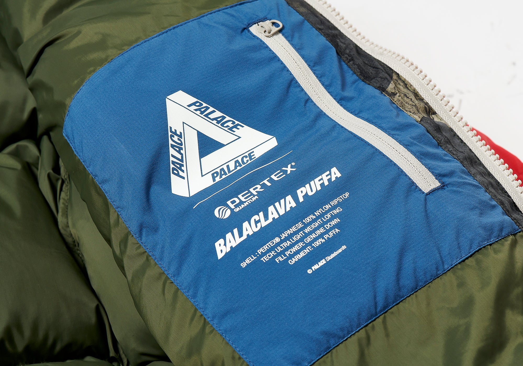 PALACE PERTEX MATTE BALACLAVA PUFFA MIX UP | REVERSIBLE