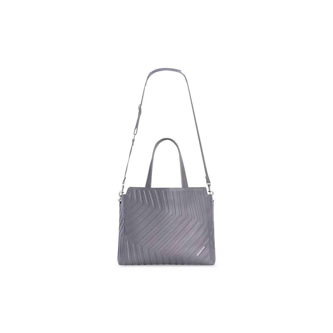 Men's Car Medium East-west Tote Bag in Dark Grey - 7