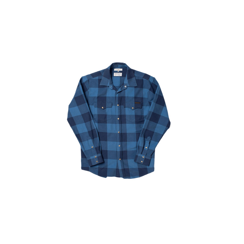 George Flannel Shirt Blue - 9