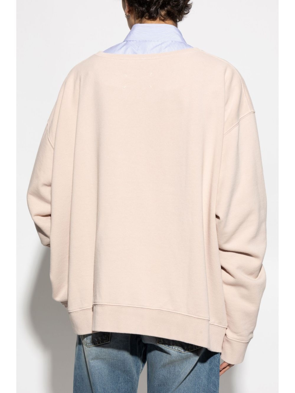logo-embroidered sweatshirt - 4