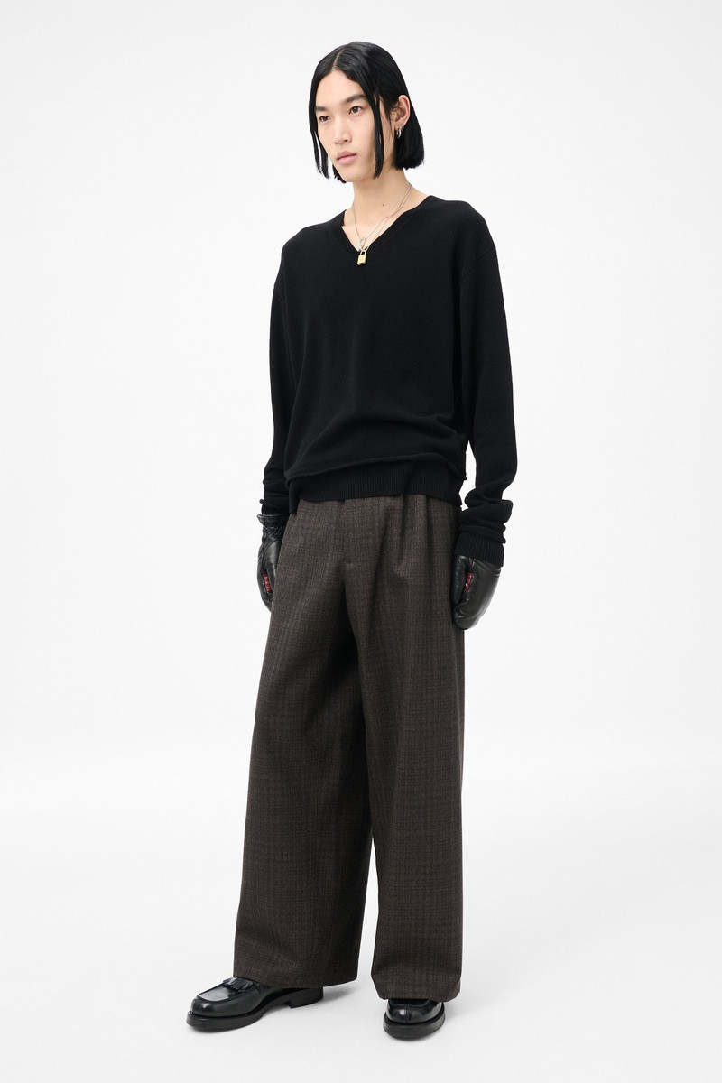 Our Legacy Parallel V-Neck Black Cherub Wool outlook