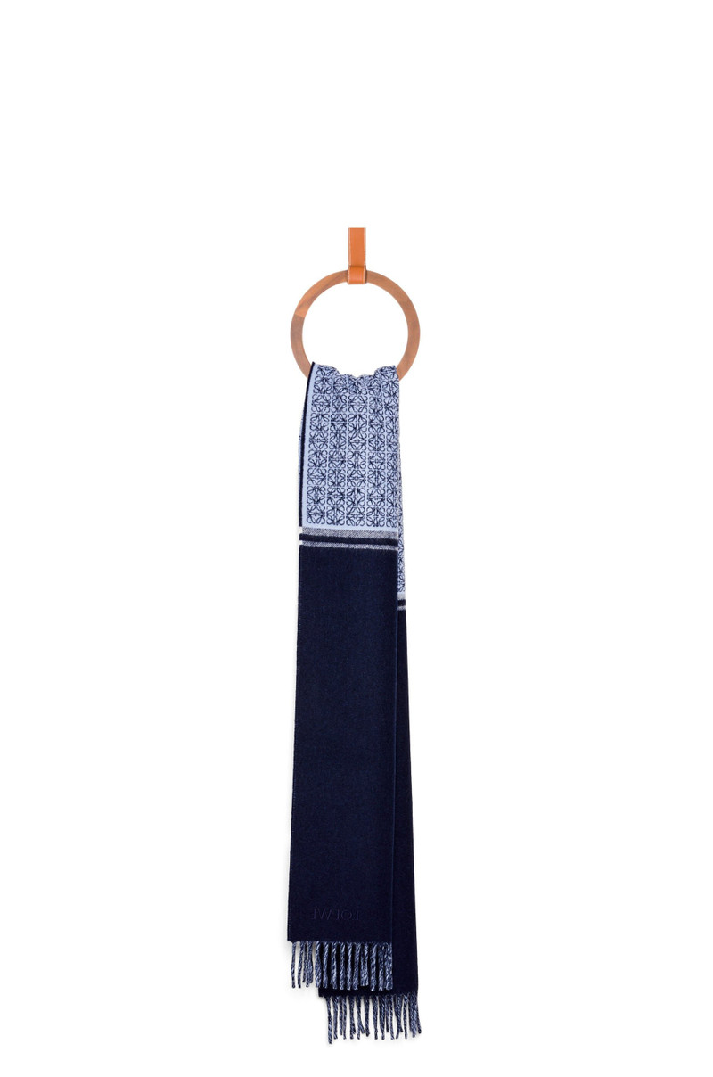 Scarf in wool and cashmere 4