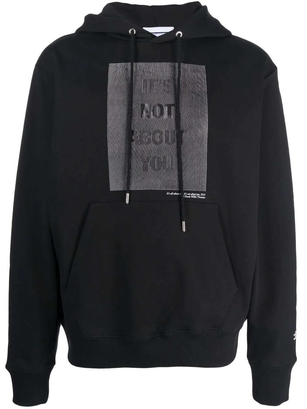 x Hank Willis slogan-print hoodie - 1