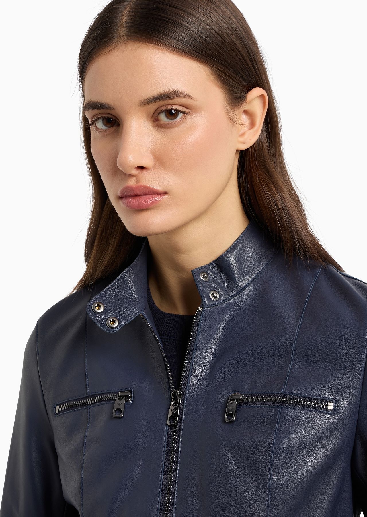 Biker jacket in lambskin nappa leather with a soft feel - 5