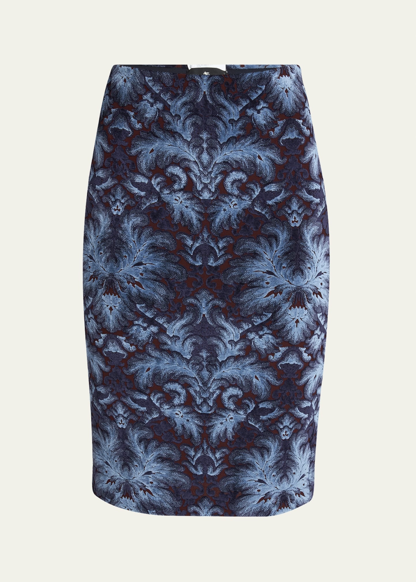 Straight Knee-Length Skirt - 1