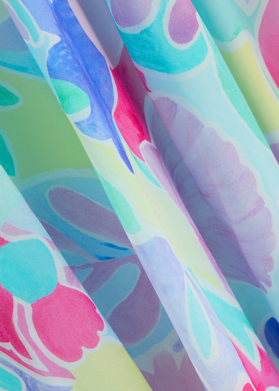 Rixo Aero Printed Chiffon Maxi Dress - 5