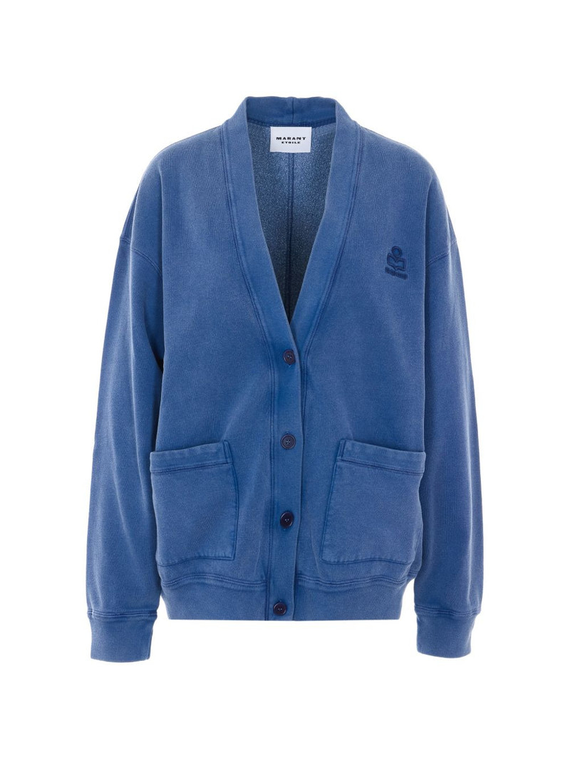 Stephy embroidered V-neck cardigan 1