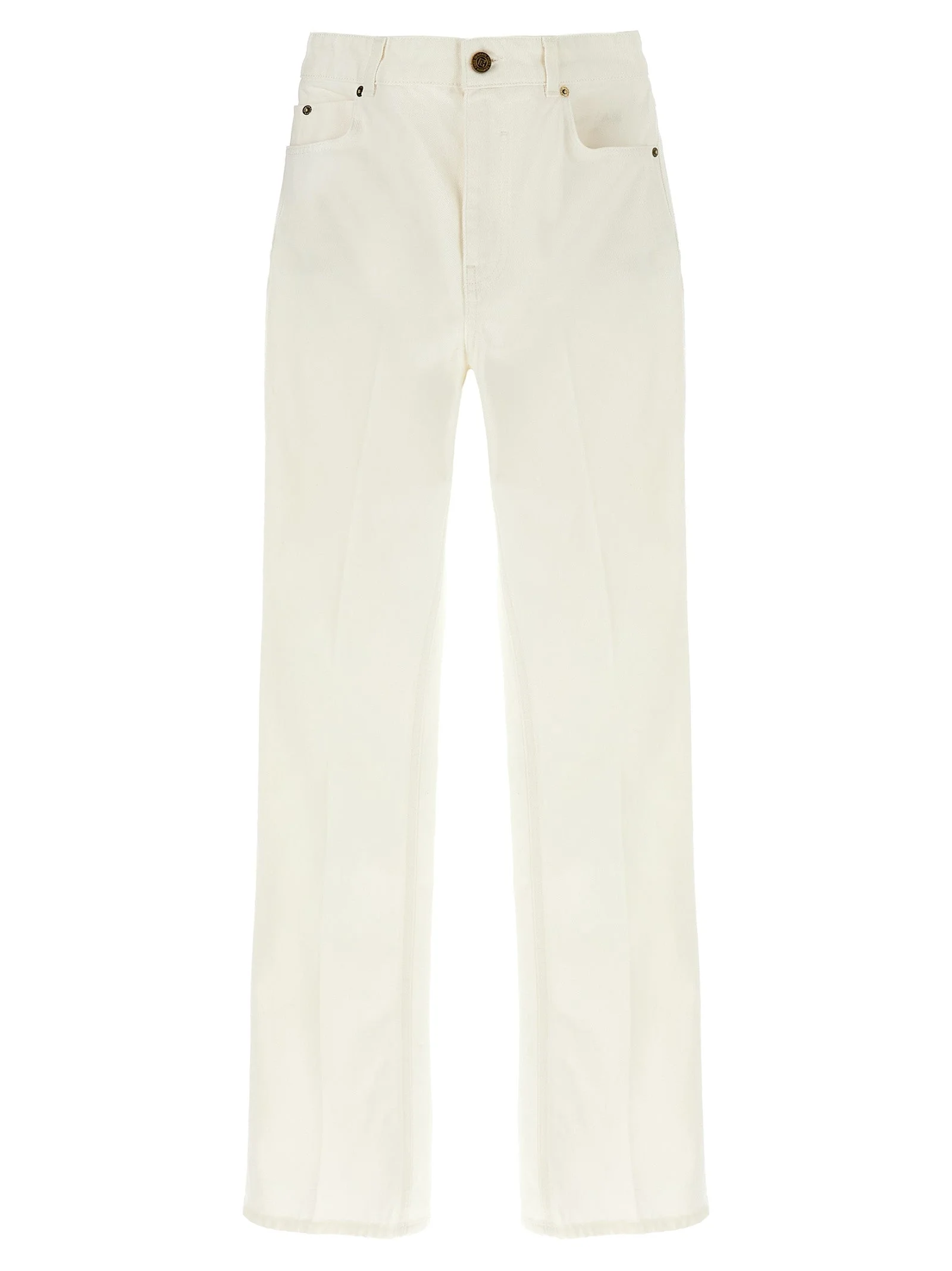 Embroidery Jeans White - 1