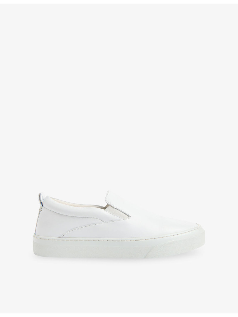 Kinsley Slip-On Low-Top Leather Trainers 1