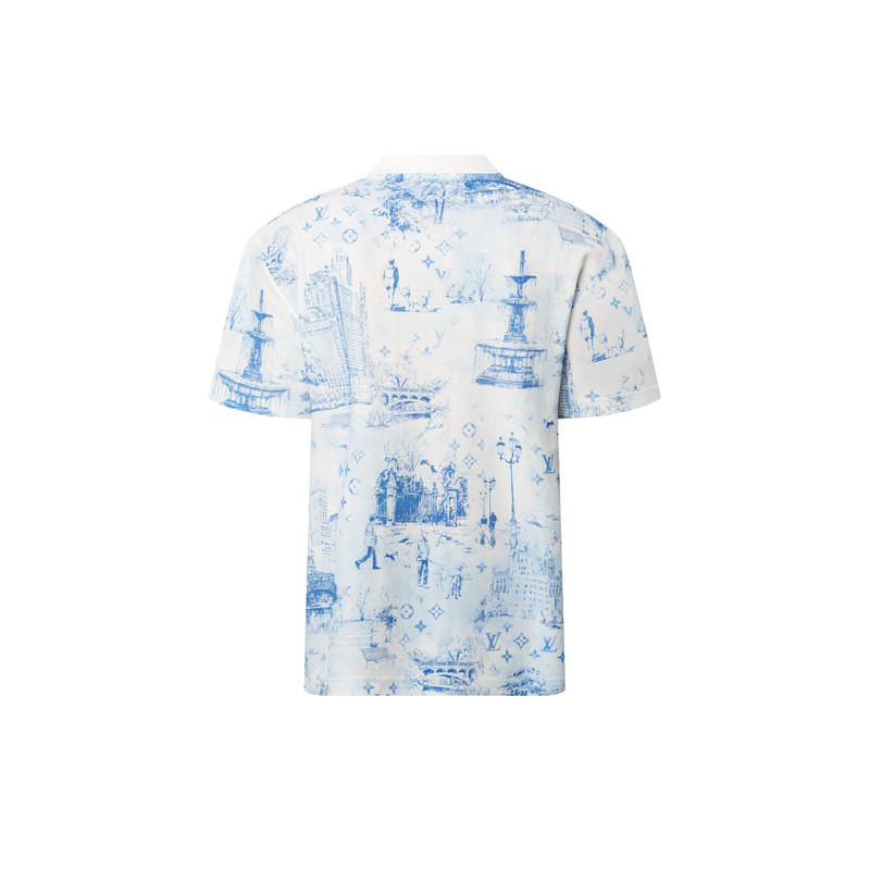 Printed  Cotton Pique T-Shirt 3