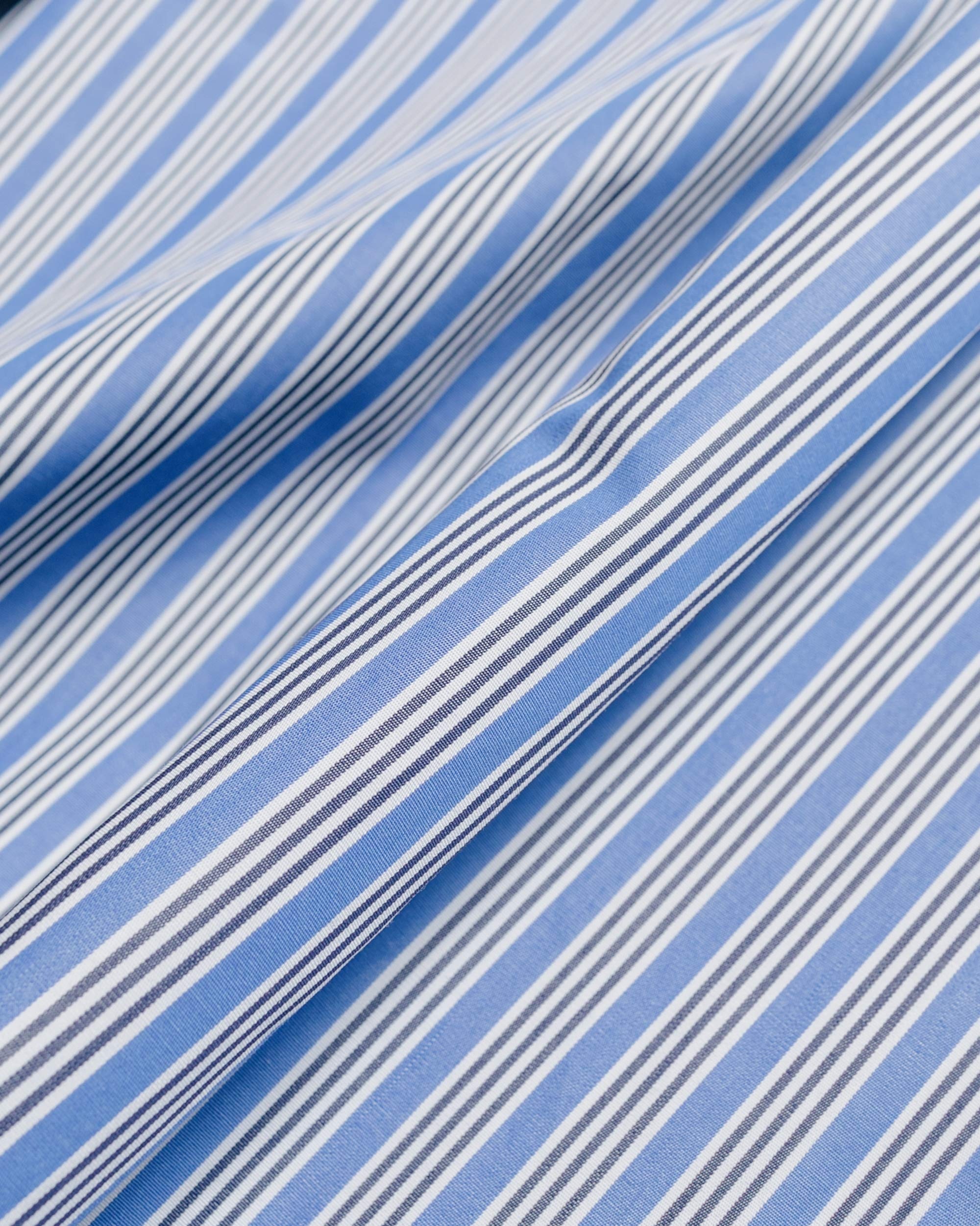 Wide Classic Big Collar Shirt Stripe 2 - 5
