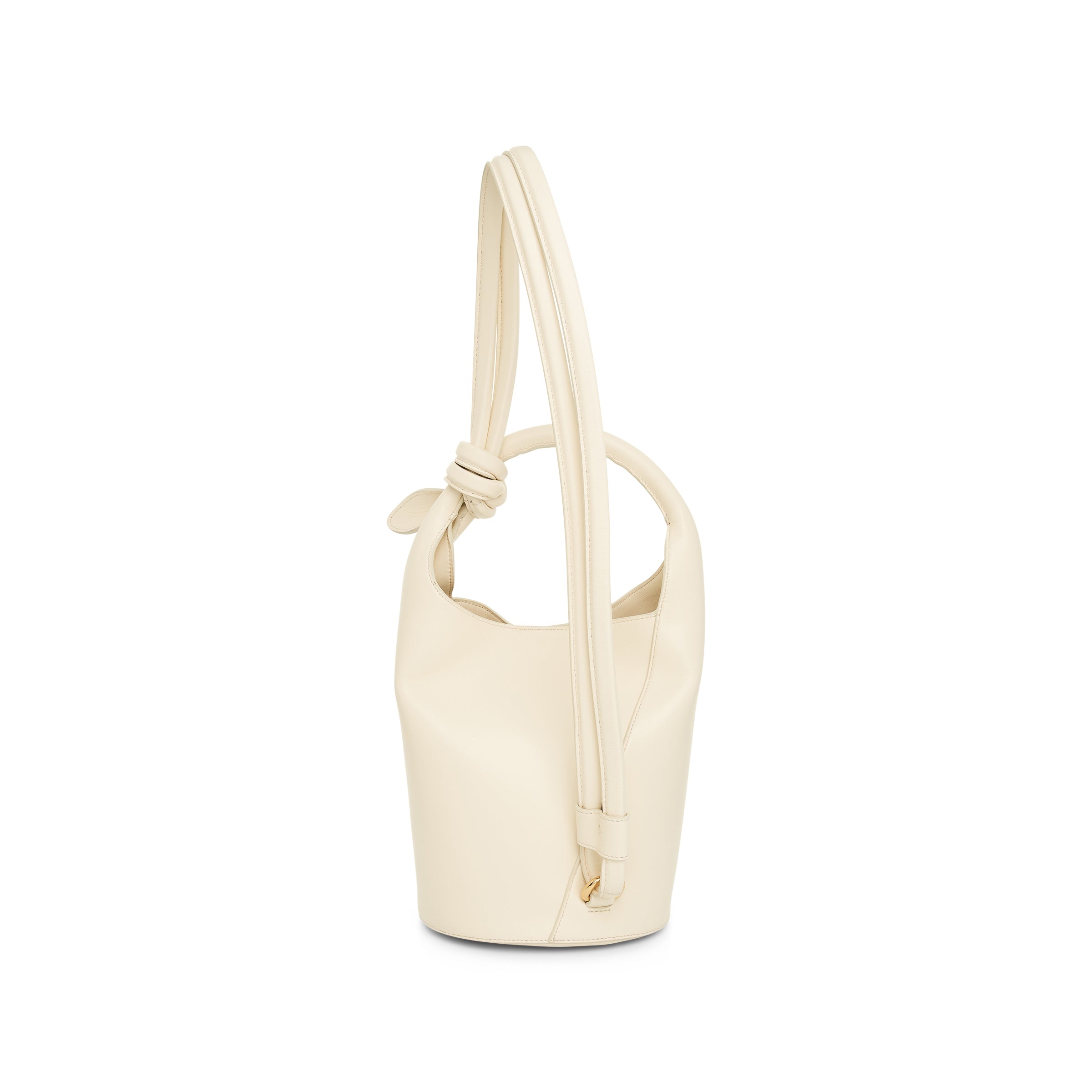 Le Petit Tourni Leather Bag in Light Ivory - 3