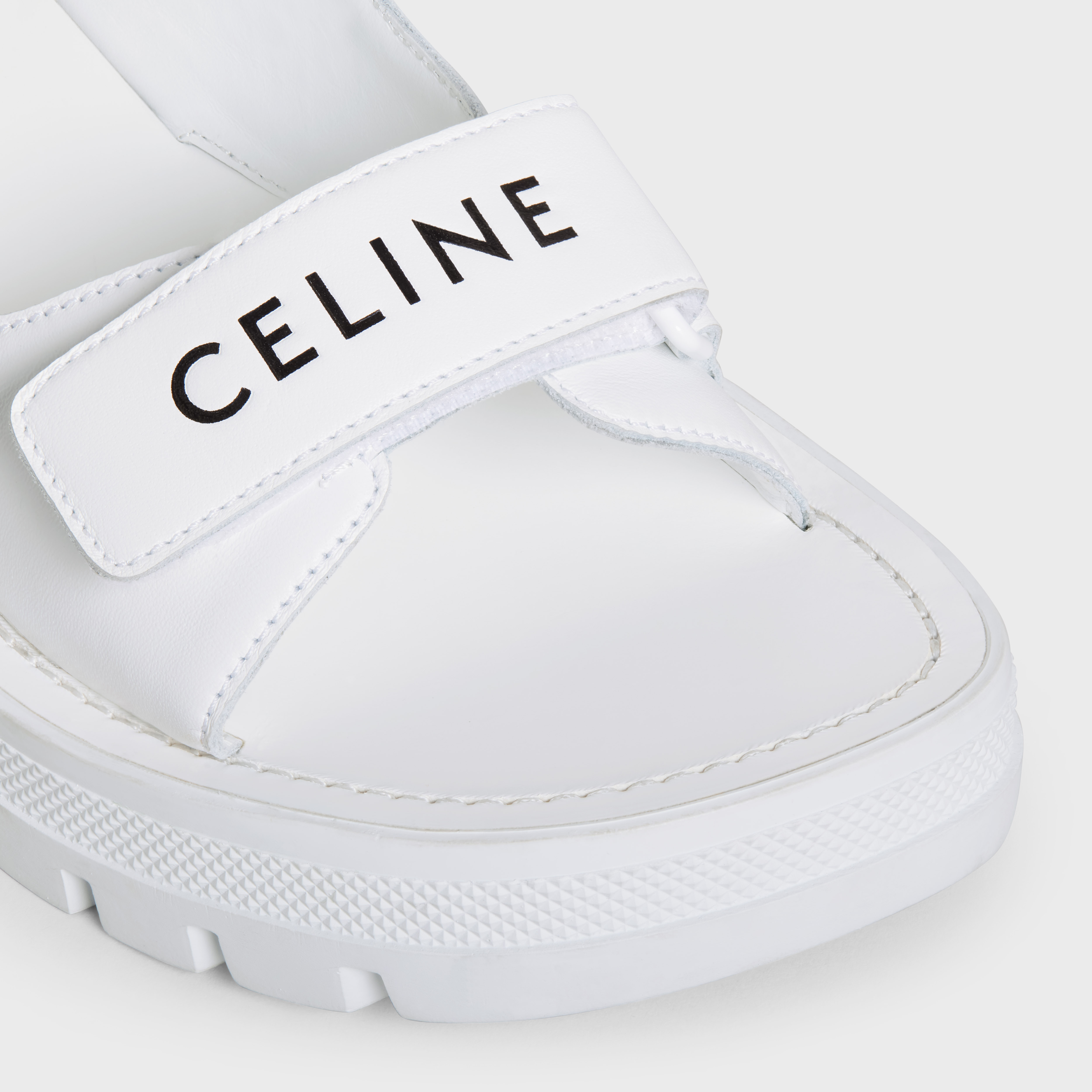 CELINE LEO SCRATCH SANDAL in CALFSKIN - 4