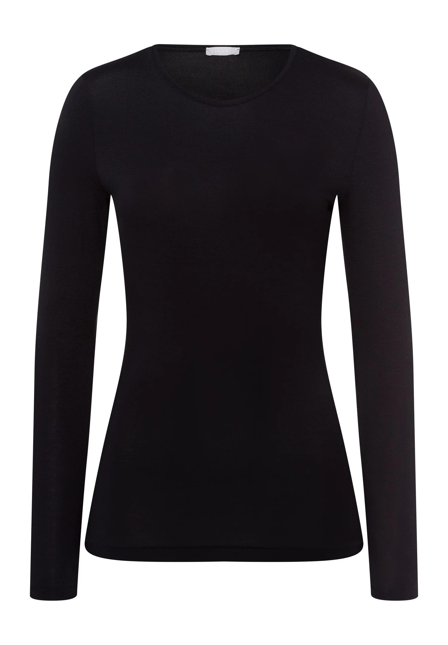 Soft Touch Round Neck Fitted Top - 1