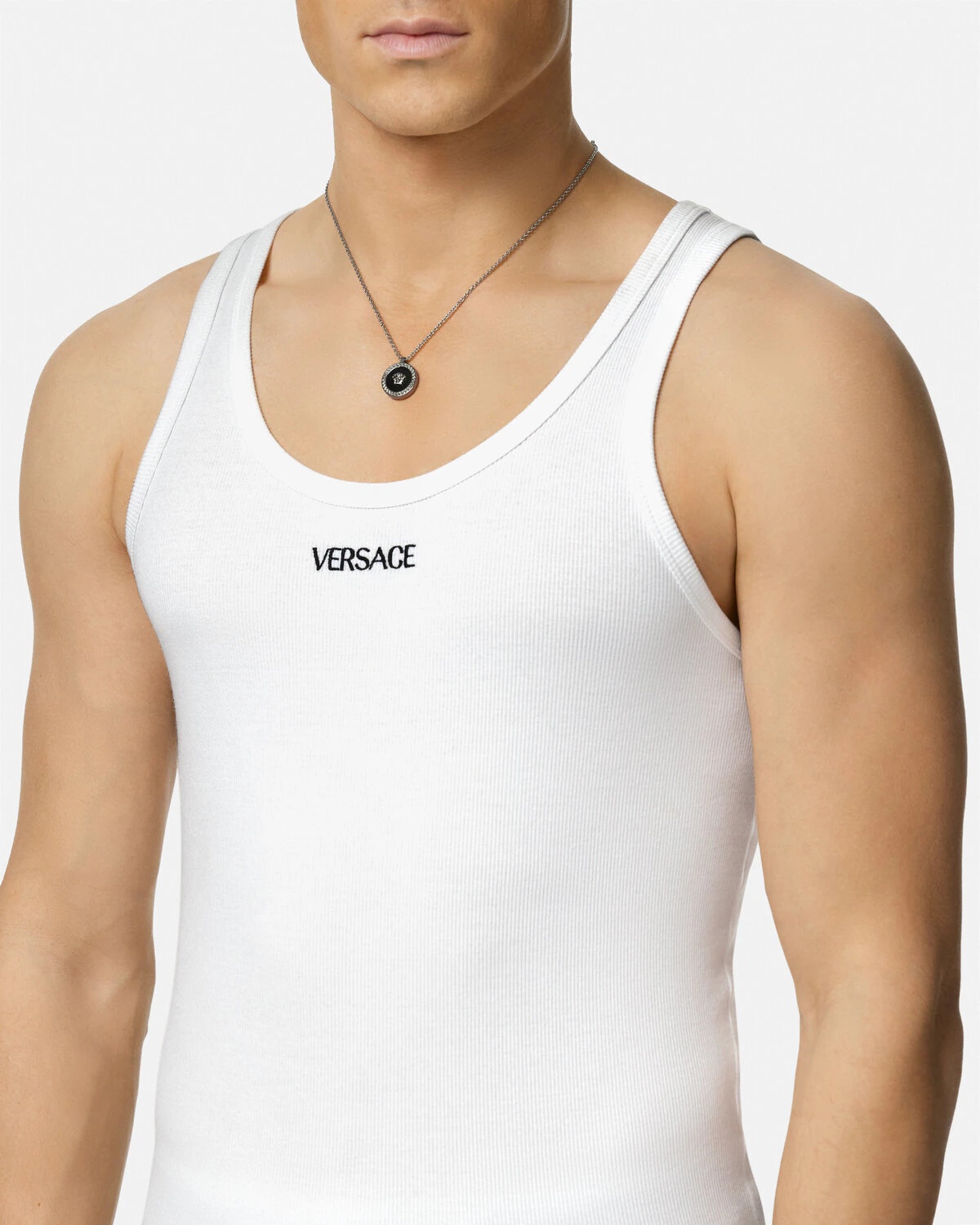Logo Ribbed Tank Top - 3