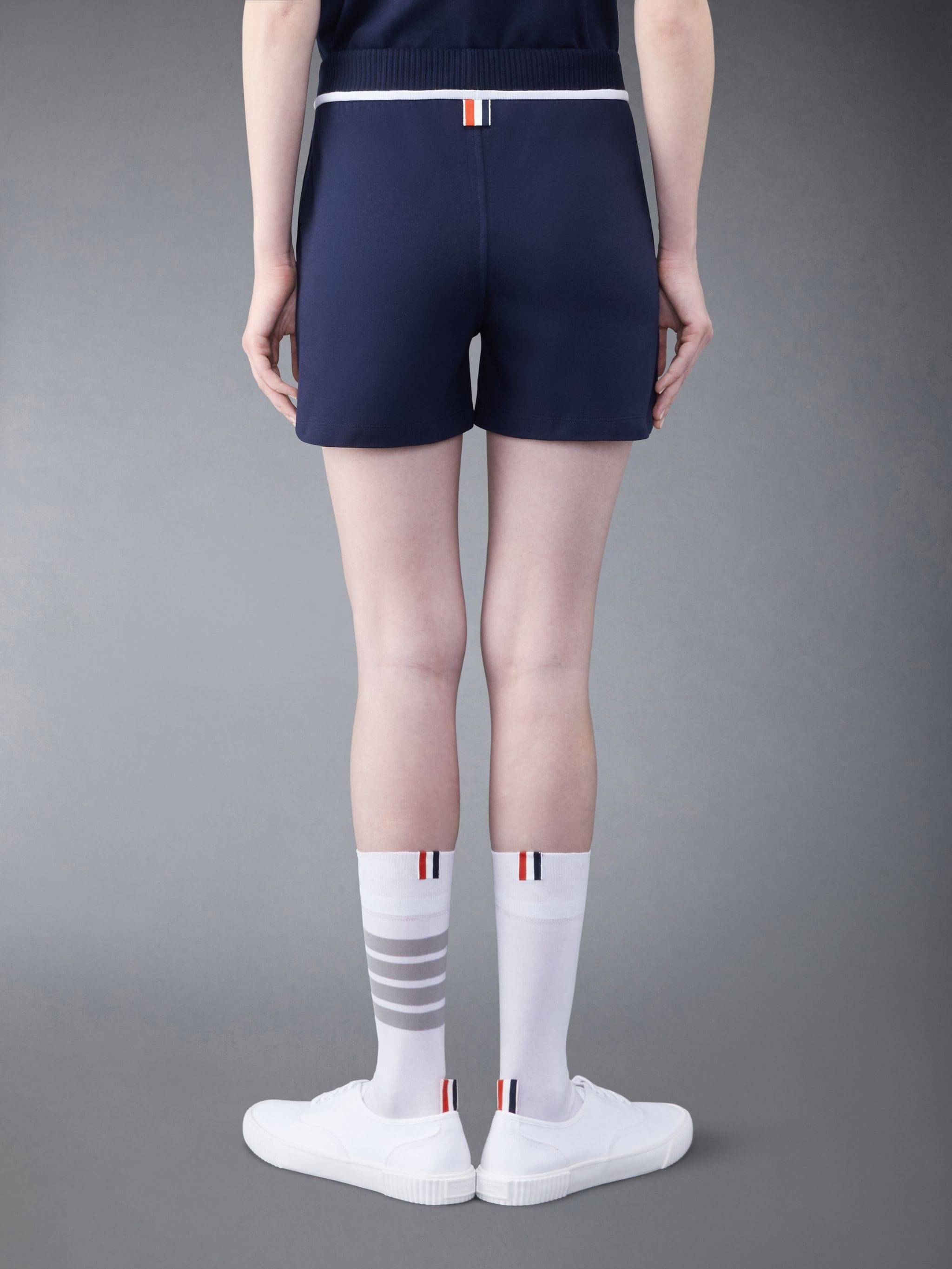 Cotton Milano Chenille Whale Patch Sweatshorts - 2