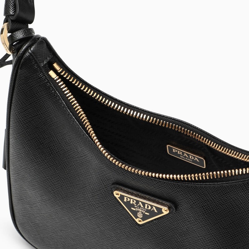 Prada Re-Edition Black Mini Bag In Saffiano Women - 4