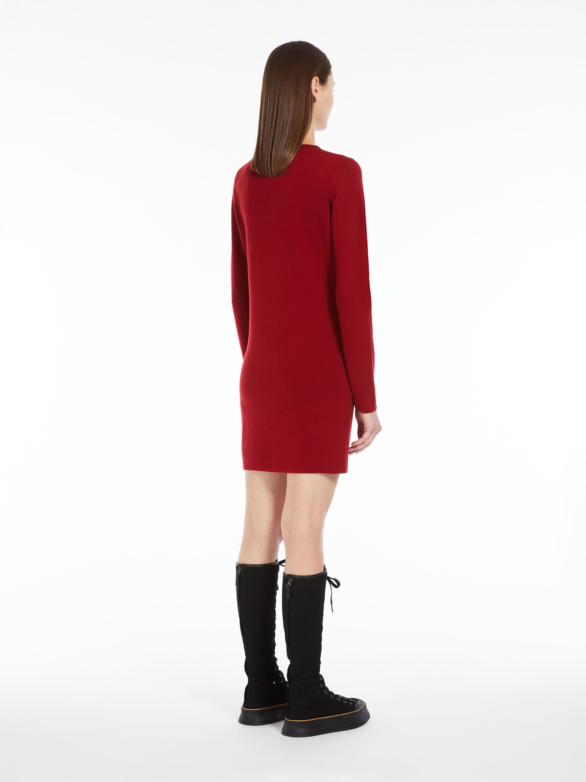 ERIDANI Wool yarn mini dress - 4