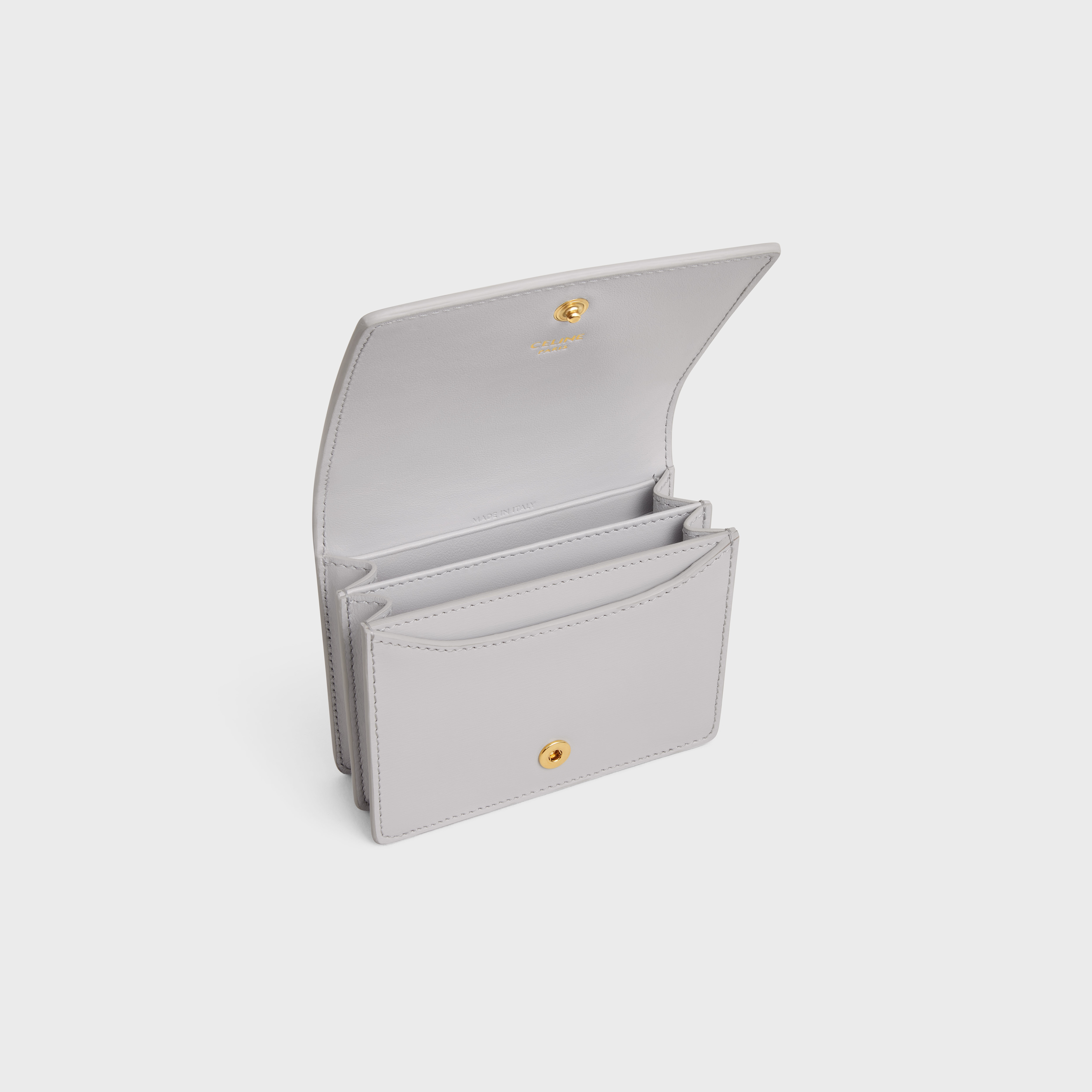 TRIOMPHE BUSINESS CARD HOLDER in SHINY CALFSKIN - 4