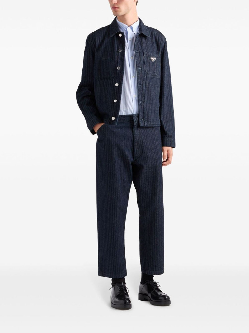 Prada Prada Men Striped Shirt outlook