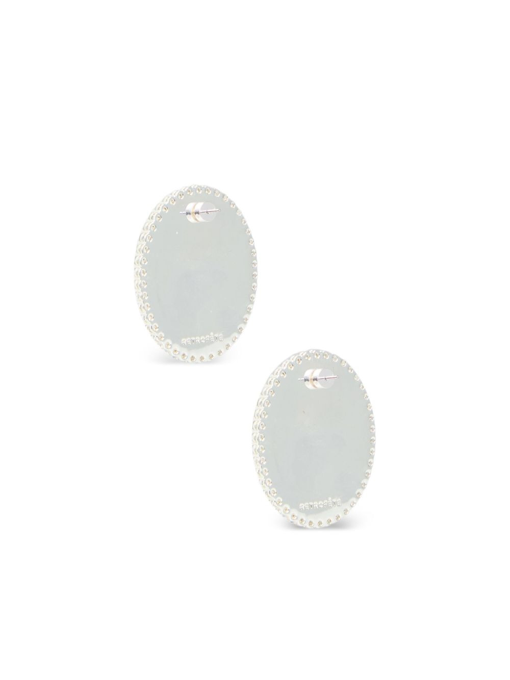 Fillipa stone-embellished round earrings - 3