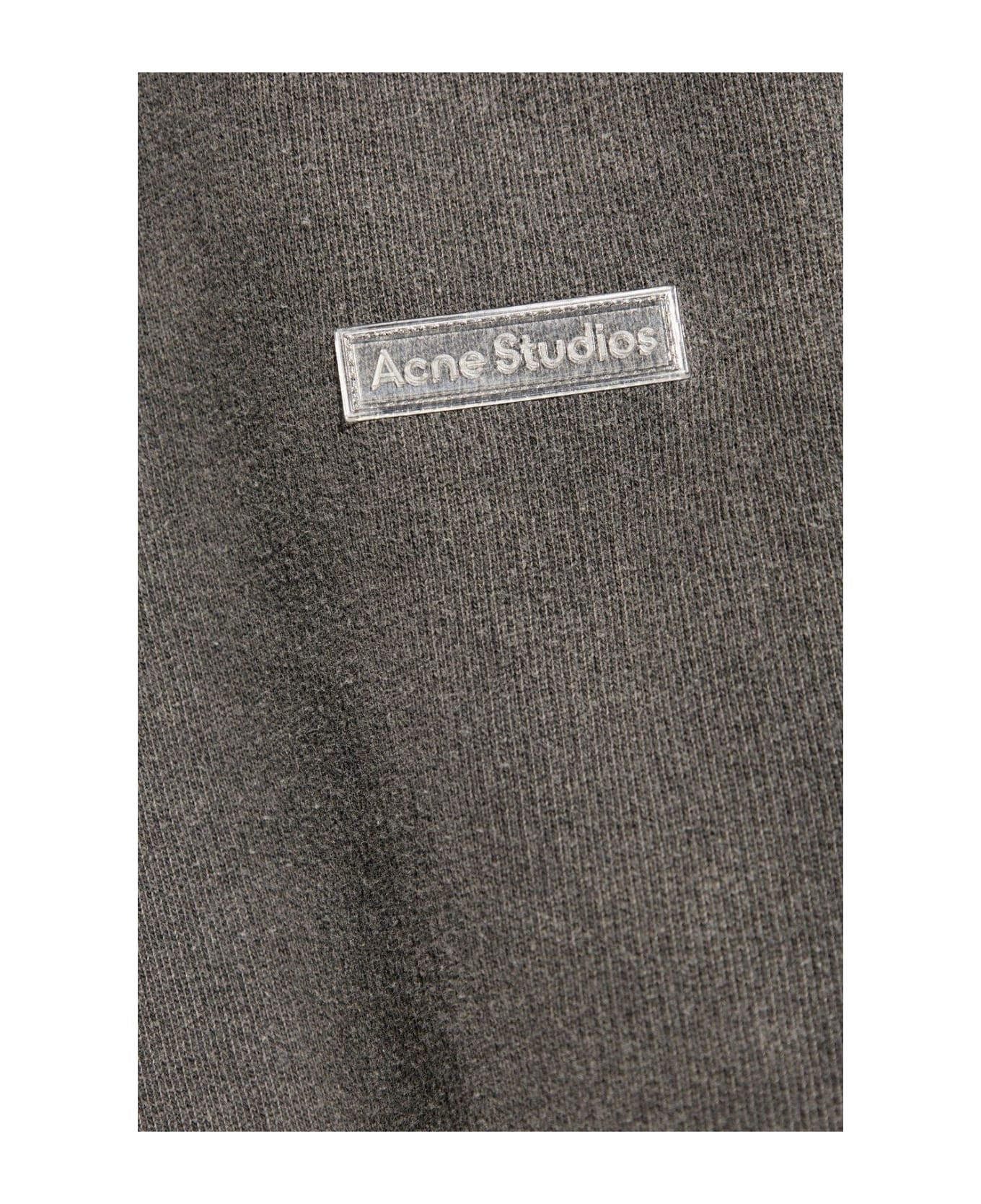 Fn-ux-swea000017 Crewnack Sweater Faded Black - 3