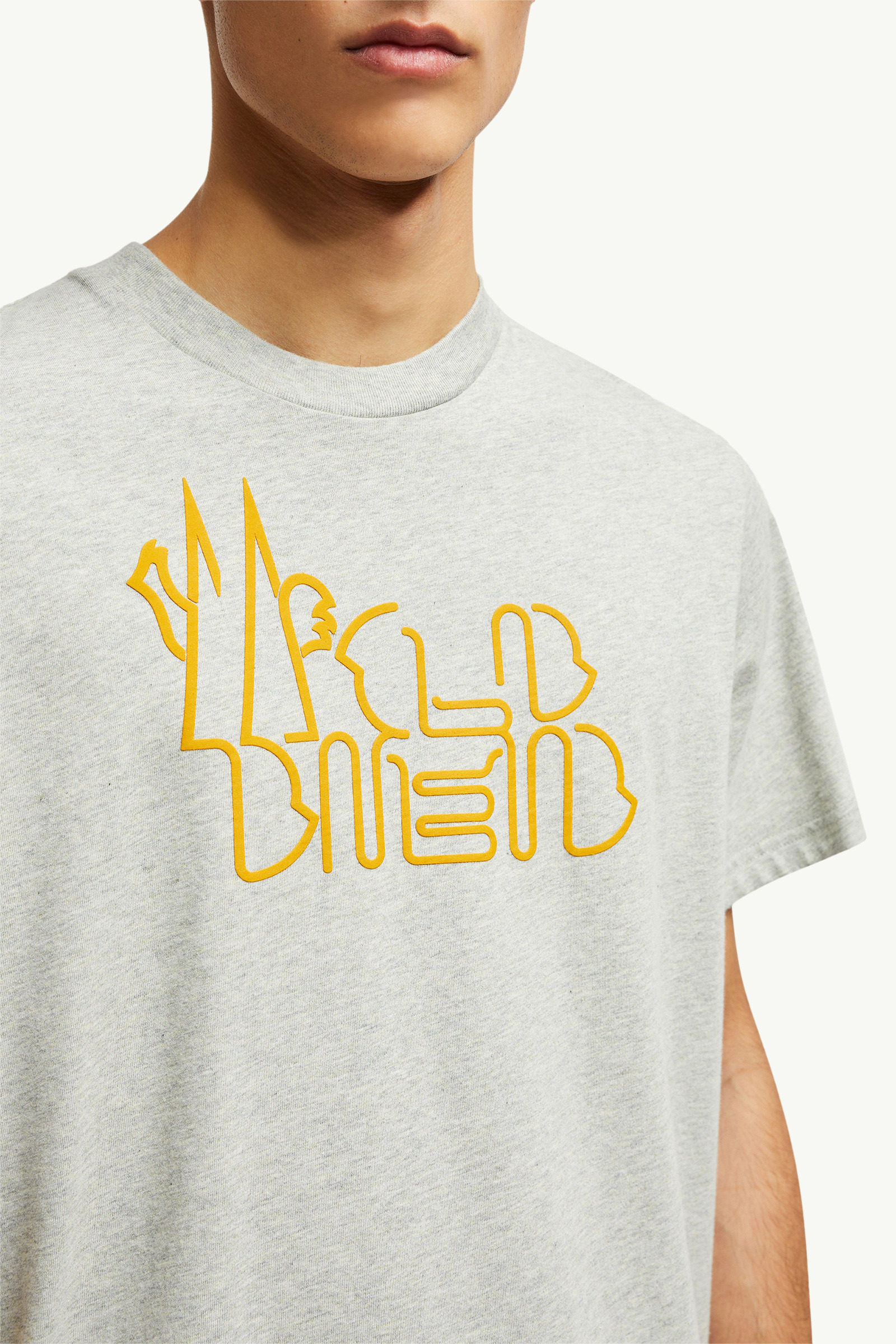 Curved Logo Cotton T-Shirt - 6