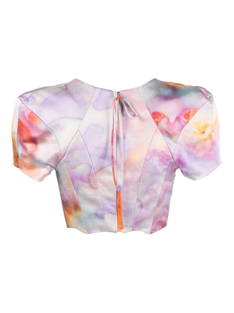 Collina Strada Ava cropped corset top outlook