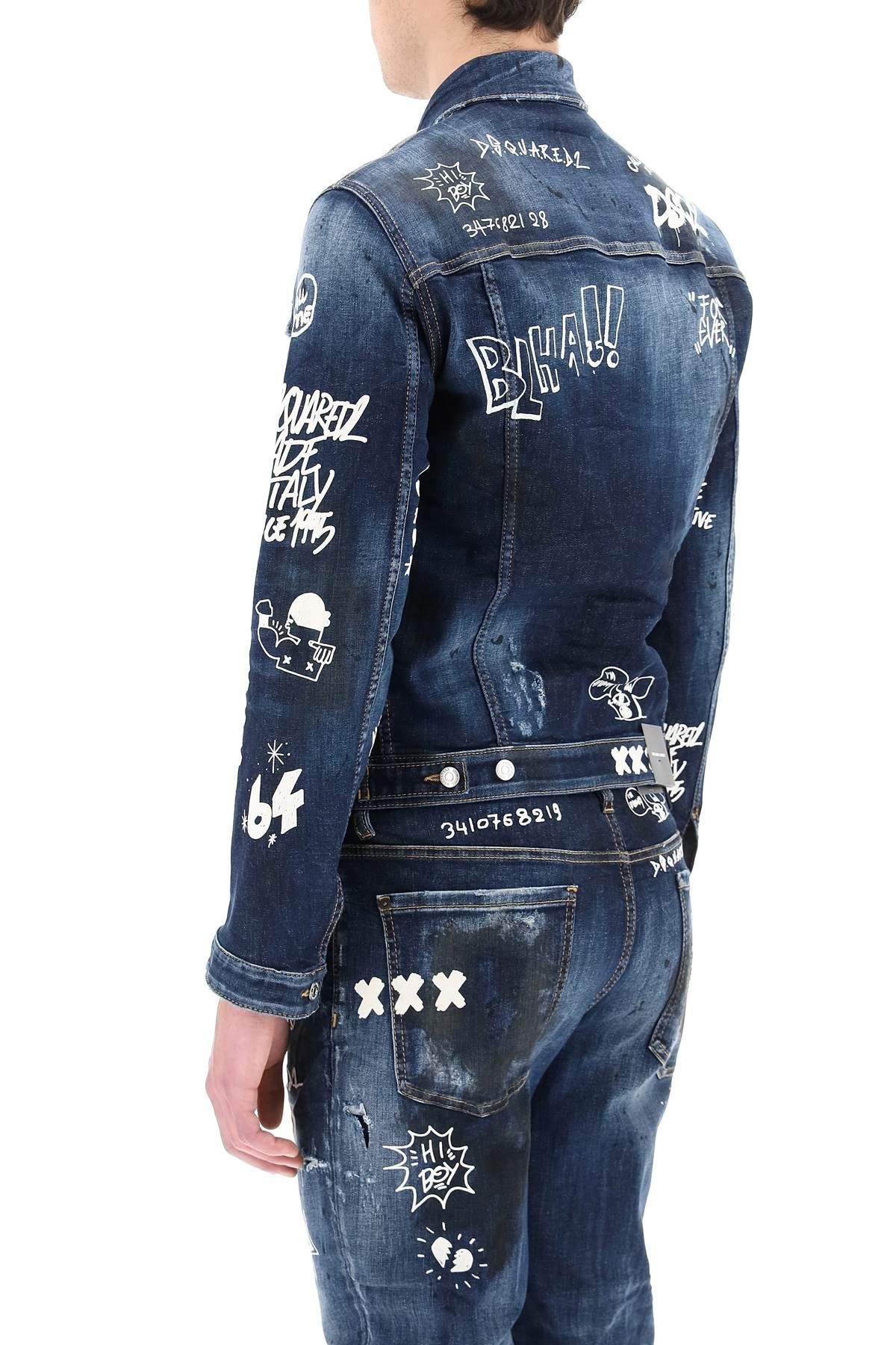 GRAFFITI DAN JEAN JACKET - 4