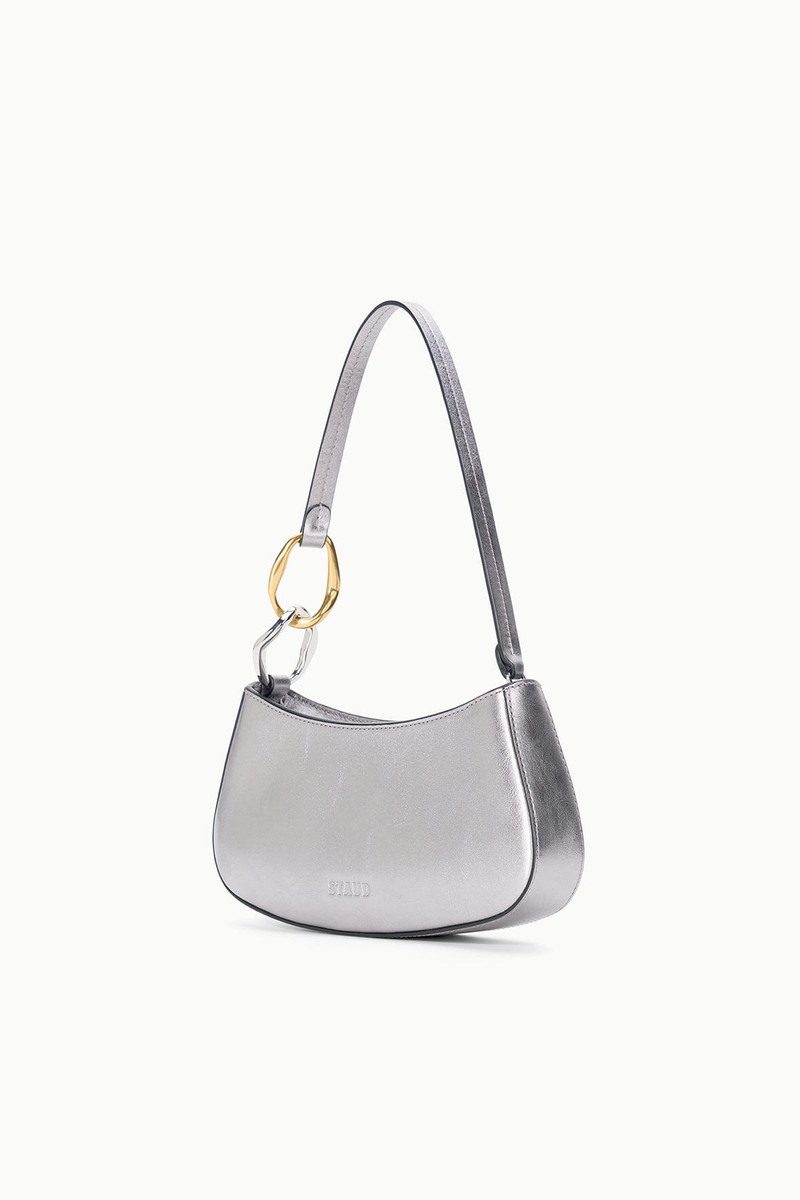 STAUD OLLIE BAG PEWTER 3