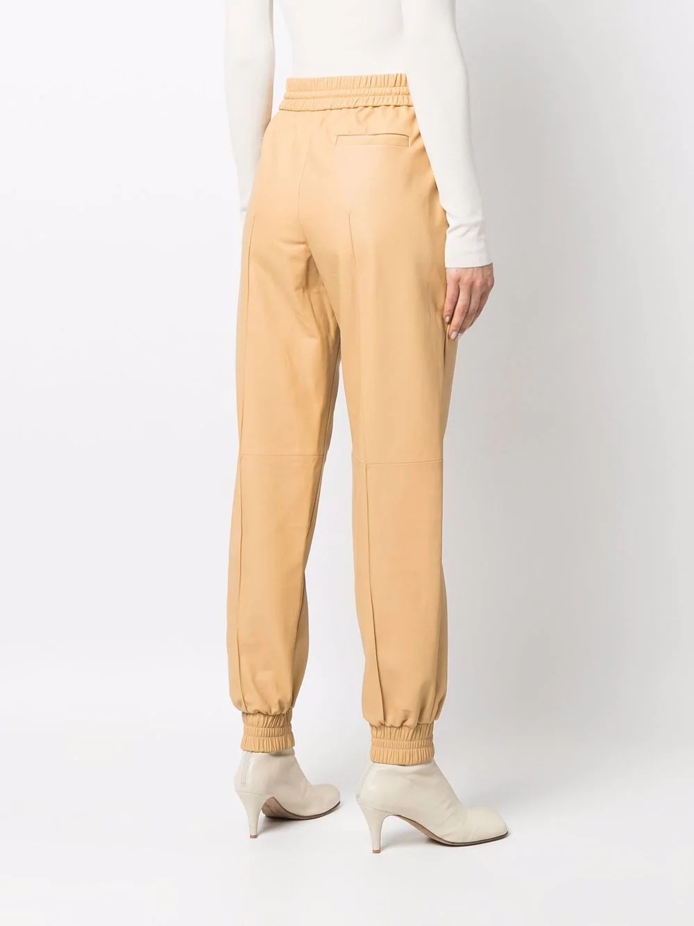 drawstring tapered trousers - 4