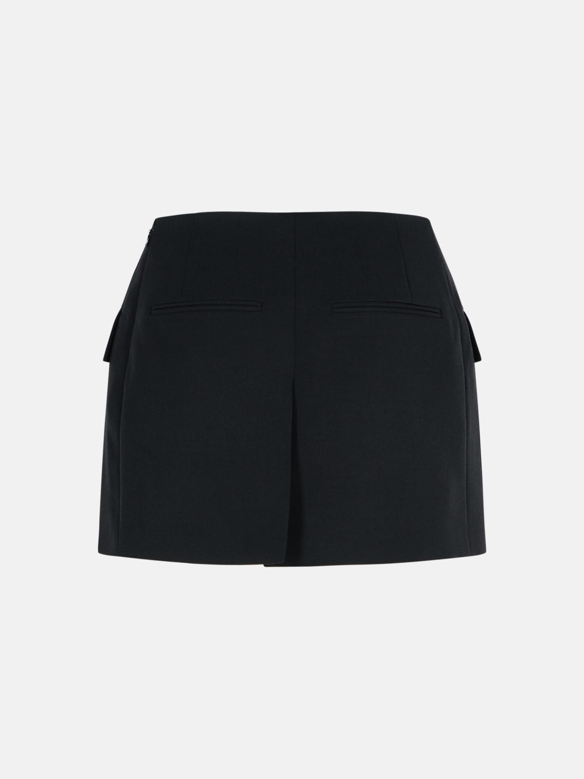 VISCOSE BLEND MINISKIRT - 3